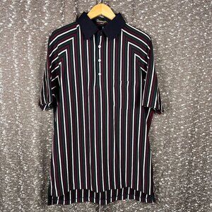 Deansgate Sport Vertical‎ Striped Polo Shirt